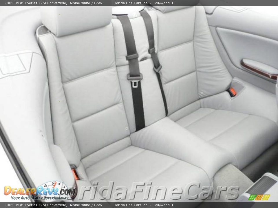 2005 BMW 3 Series 325i Convertible Alpine White / Grey Photo #15