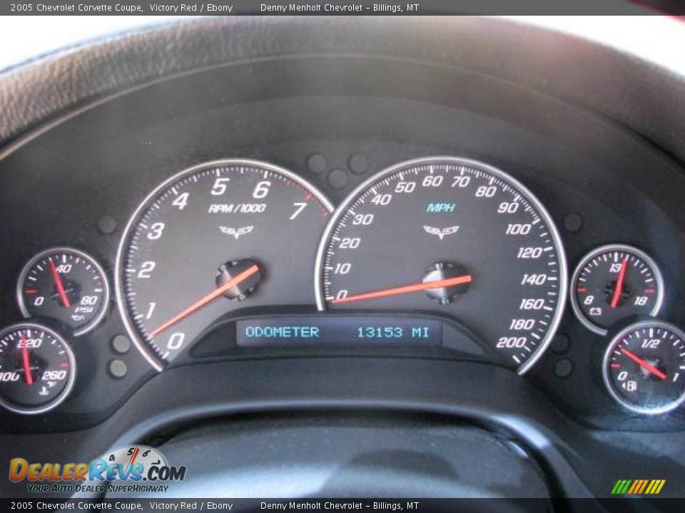2005 Chevrolet Corvette Coupe Victory Red / Ebony Photo #11