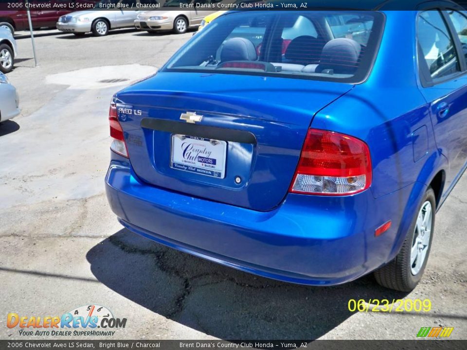 2006 Chevrolet Aveo LS Sedan Bright Blue / Charcoal Photo #3