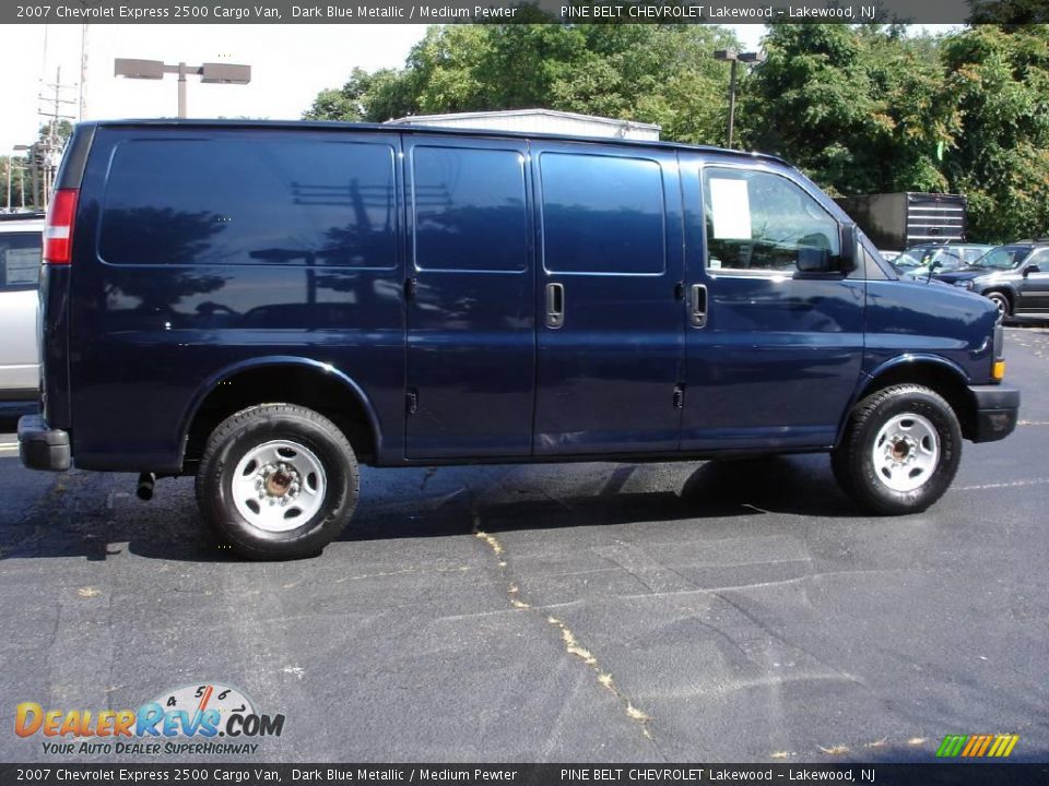 2007 Chevrolet Express 2500 Cargo Van Dark Blue Metallic / Medium Pewter Photo #3