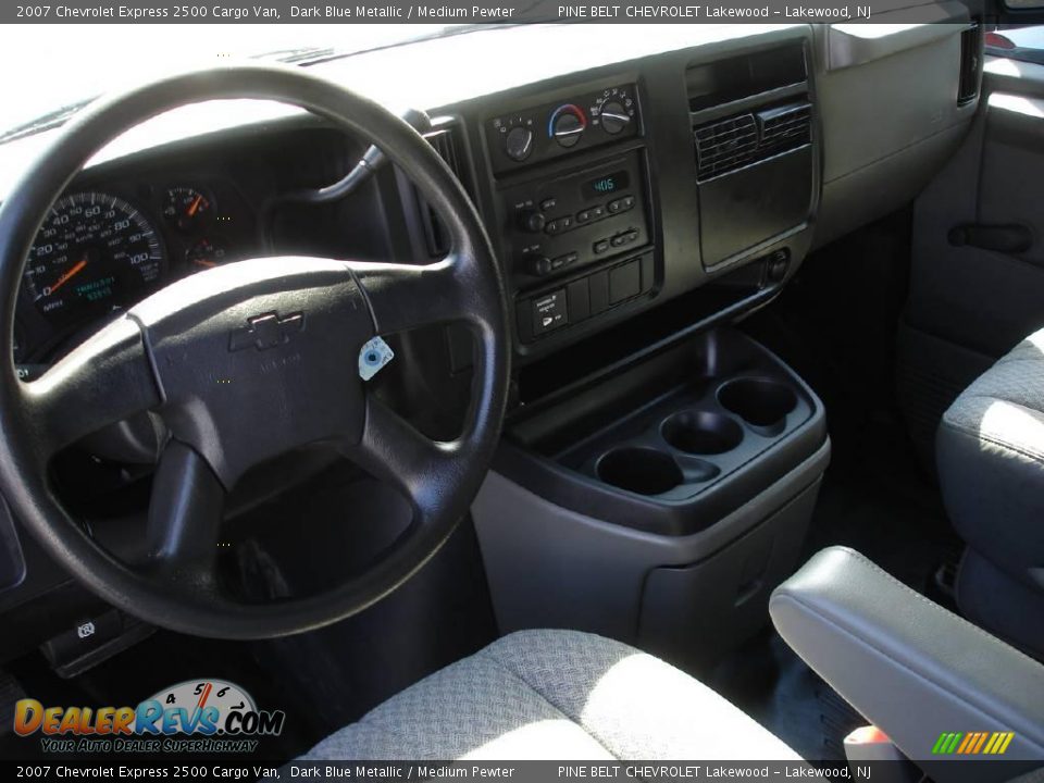 2007 Chevrolet Express 2500 Cargo Van Dark Blue Metallic / Medium Pewter Photo #8