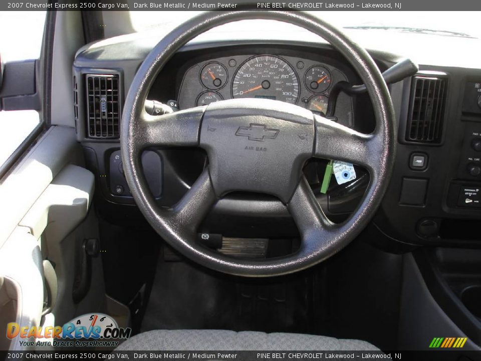 2007 Chevrolet Express 2500 Cargo Van Dark Blue Metallic / Medium Pewter Photo #9