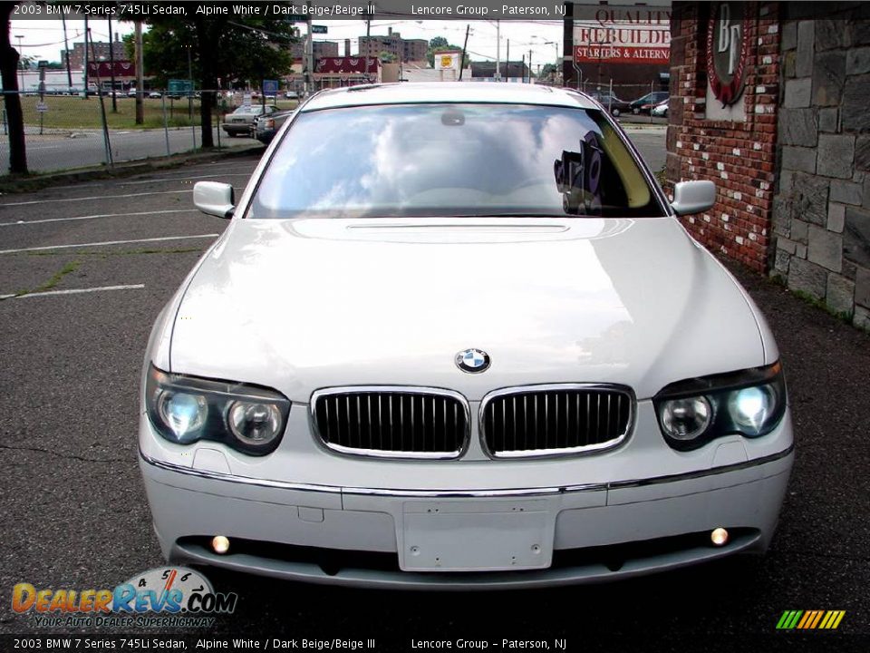 2003 BMW 7 Series 745Li Sedan Alpine White / Dark Beige/Beige III Photo #1