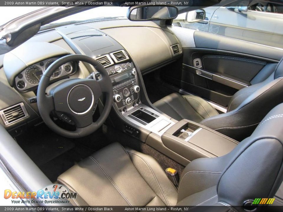2009 Aston Martin DB9 Volante Stratus White / Obsidian Black Photo #5