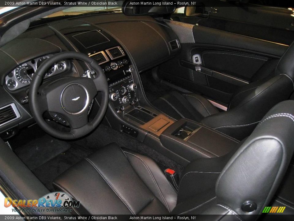 2009 Aston Martin DB9 Volante Stratus White / Obsidian Black Photo #6