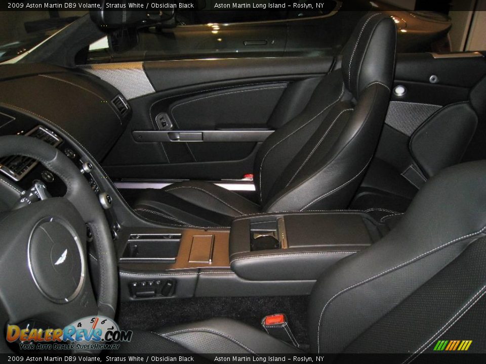 2009 Aston Martin DB9 Volante Stratus White / Obsidian Black Photo #7
