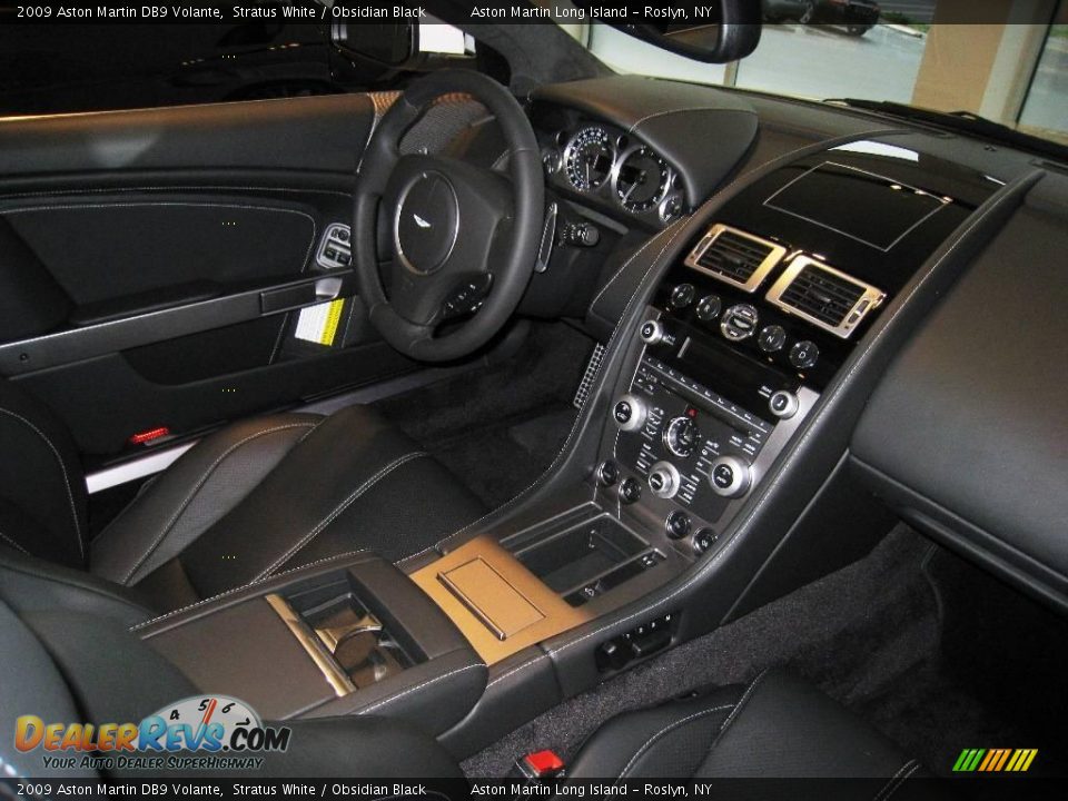 2009 Aston Martin DB9 Volante Stratus White / Obsidian Black Photo #8