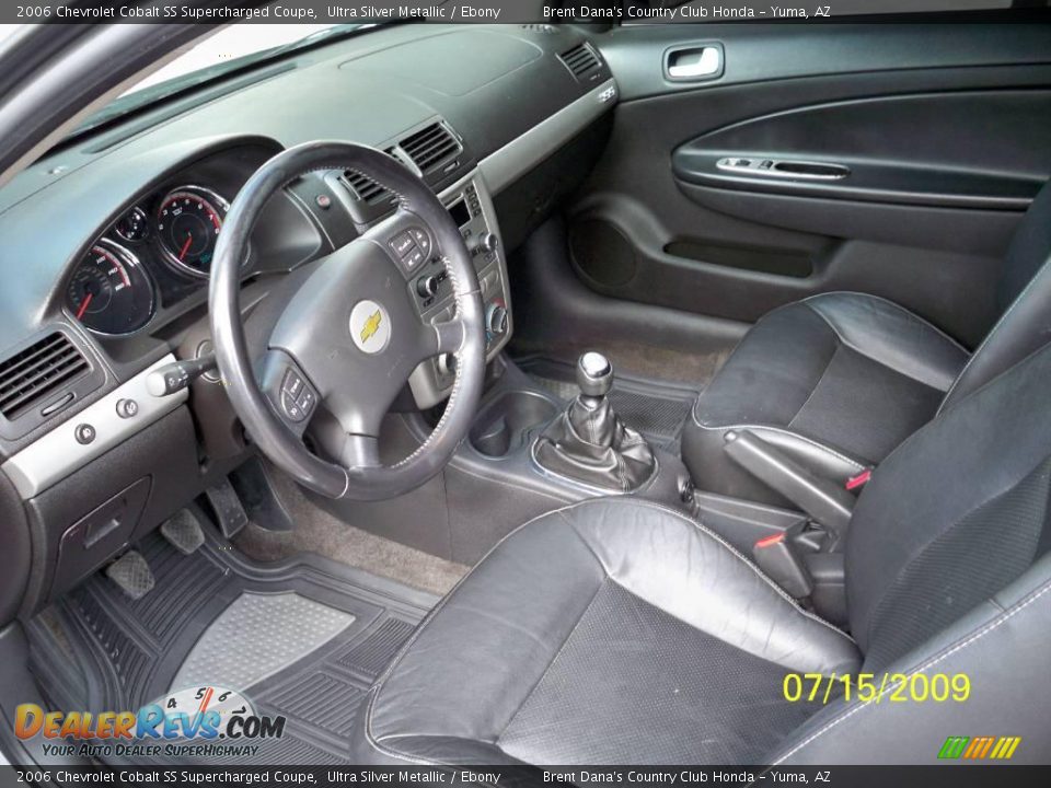2006 Chevrolet Cobalt SS Supercharged Coupe Ultra Silver Metallic / Ebony Photo #4