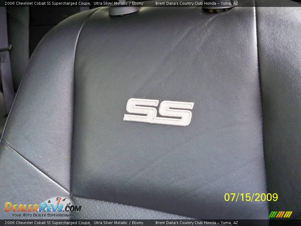 2006 Chevrolet Cobalt SS Supercharged Coupe Ultra Silver Metallic / Ebony Photo #6