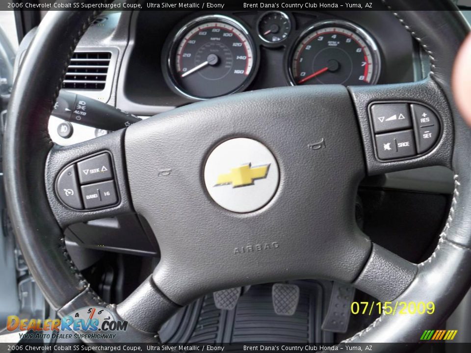 2006 Chevrolet Cobalt SS Supercharged Coupe Ultra Silver Metallic / Ebony Photo #8