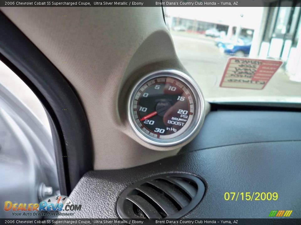 2006 Chevrolet Cobalt SS Supercharged Coupe Ultra Silver Metallic / Ebony Photo #9