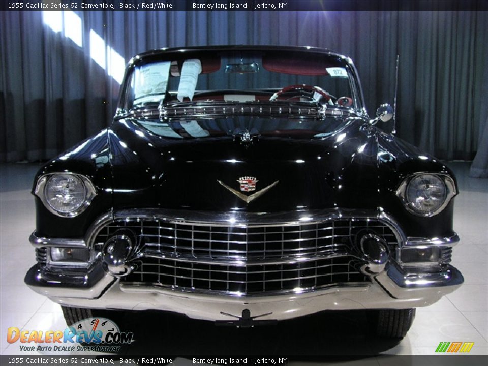 1955 Cadillac Series 62 Convertible Black / Red/White Photo #4