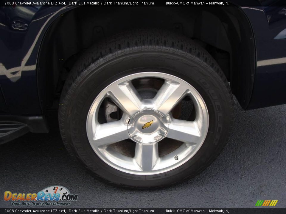 2008 Chevrolet Avalanche LTZ 4x4 Dark Blue Metallic / Dark Titanium/Light Titanium Photo #6