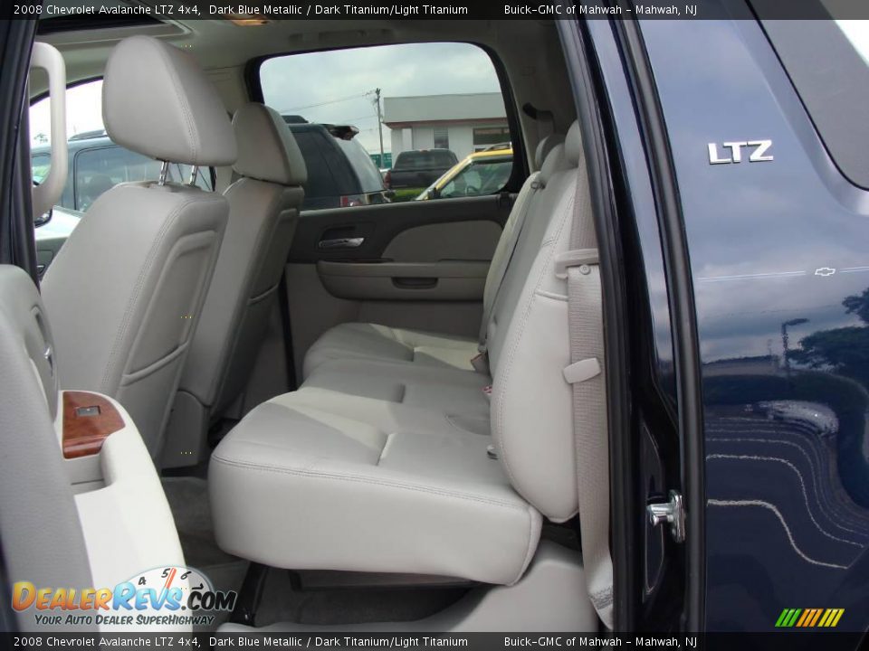 2008 Chevrolet Avalanche LTZ 4x4 Dark Blue Metallic / Dark Titanium/Light Titanium Photo #13