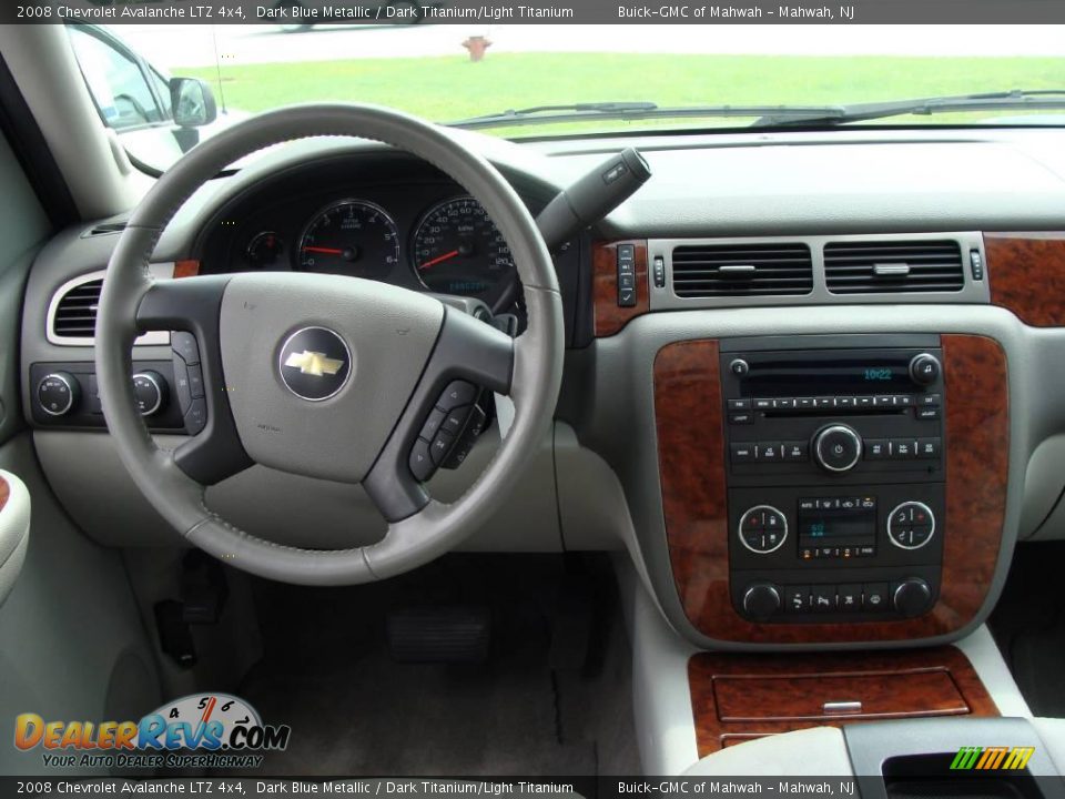 2008 Chevrolet Avalanche LTZ 4x4 Dark Blue Metallic / Dark Titanium/Light Titanium Photo #14