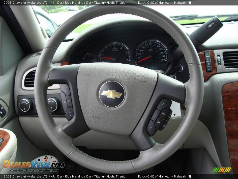 2008 Chevrolet Avalanche LTZ 4x4 Dark Blue Metallic / Dark Titanium/Light Titanium Photo #15