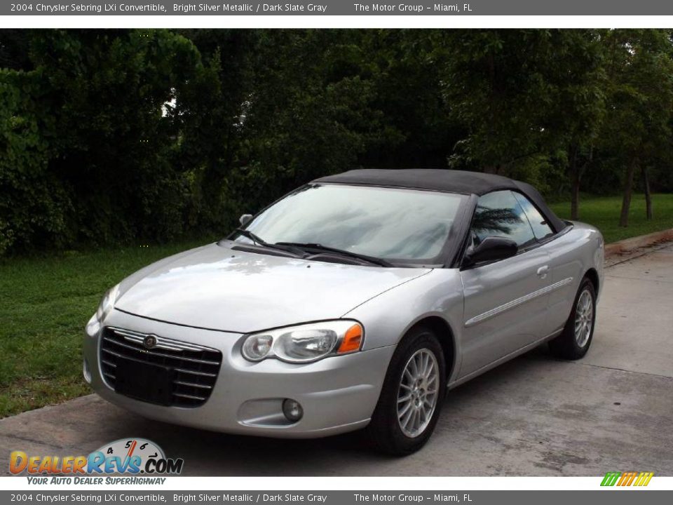 2004 Chrysler Sebring LXi Convertible Bright Silver Metallic / Dark Slate Gray Photo #1