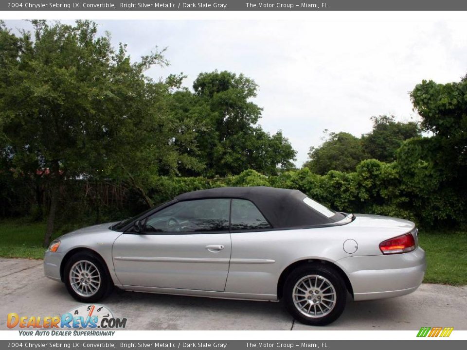 2004 Chrysler Sebring LXi Convertible Bright Silver Metallic / Dark Slate Gray Photo #5