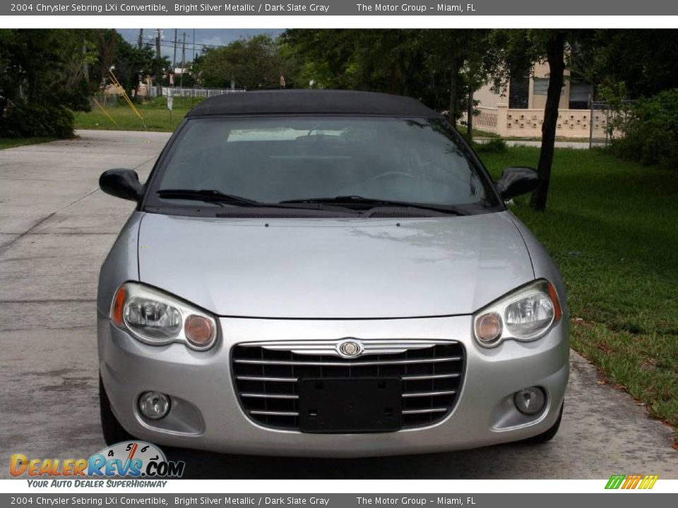 2004 Chrysler Sebring LXi Convertible Bright Silver Metallic / Dark Slate Gray Photo #19