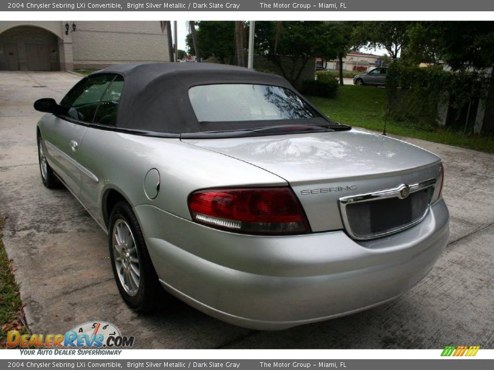 2004 Chrysler Sebring LXi Convertible Bright Silver Metallic / Dark Slate Gray Photo #23