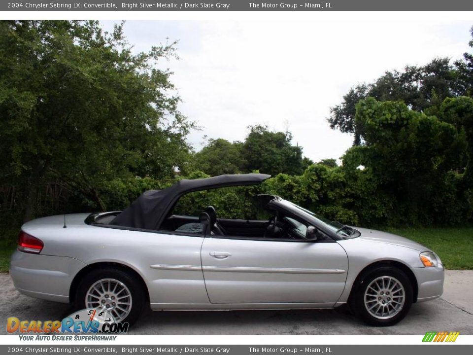 2004 Chrysler Sebring LXi Convertible Bright Silver Metallic / Dark Slate Gray Photo #29