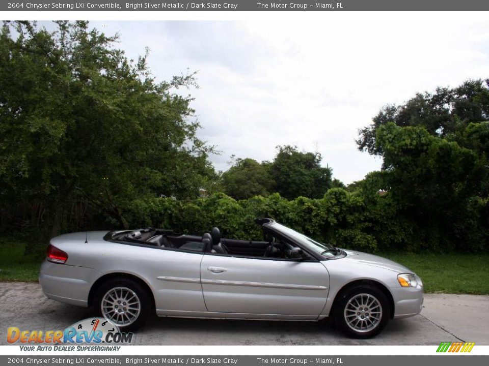 2004 Chrysler Sebring LXi Convertible Bright Silver Metallic / Dark Slate Gray Photo #31