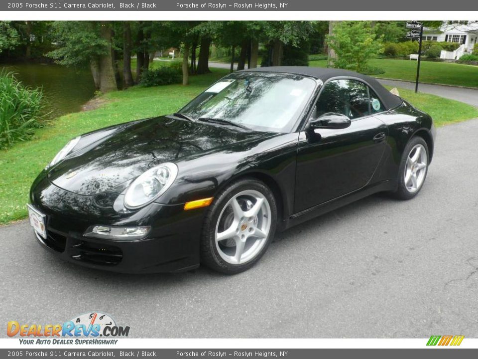 2005 Porsche 911 Carrera Cabriolet Black / Black Photo #1