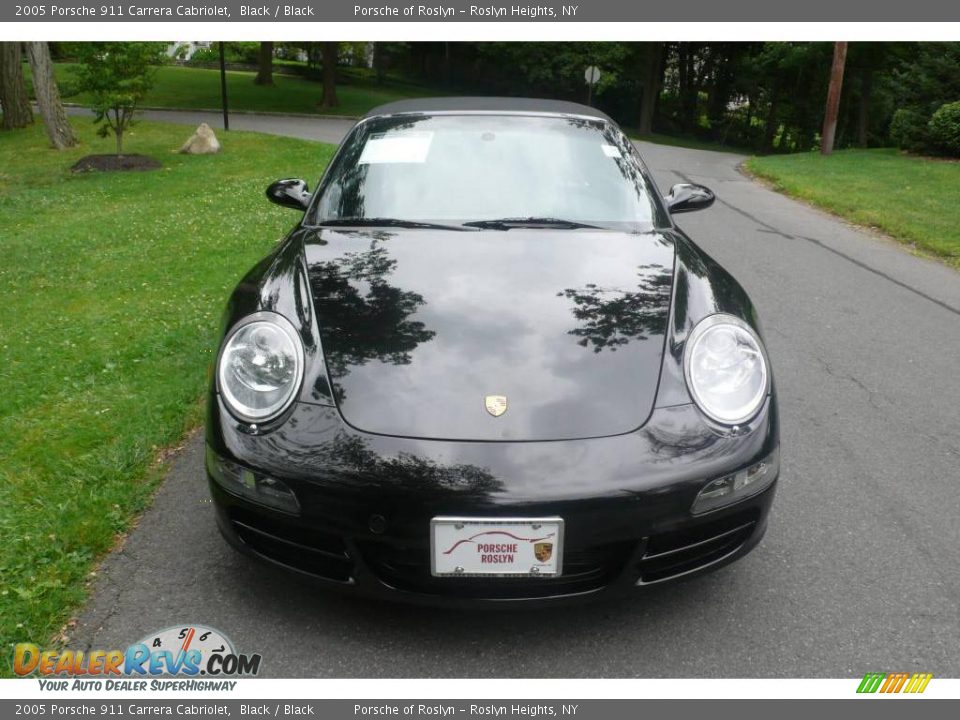 2005 Porsche 911 Carrera Cabriolet Black / Black Photo #2