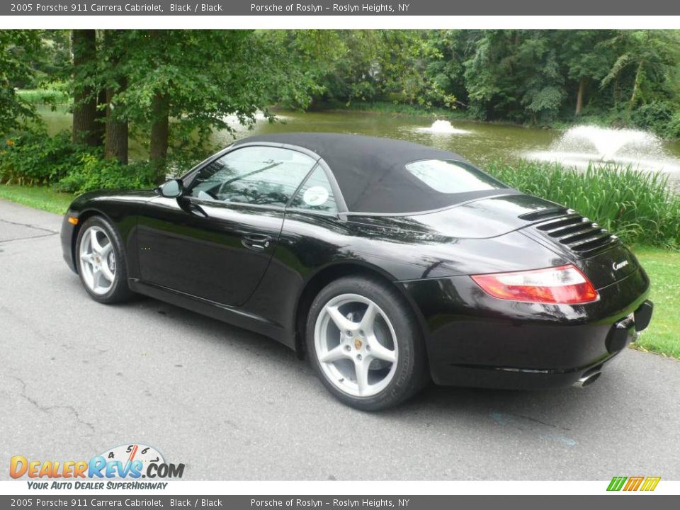 2005 Porsche 911 Carrera Cabriolet Black / Black Photo #4