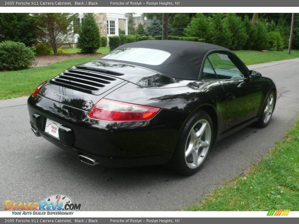 2005 Porsche 911 Carrera Cabriolet Black / Black Photo #6