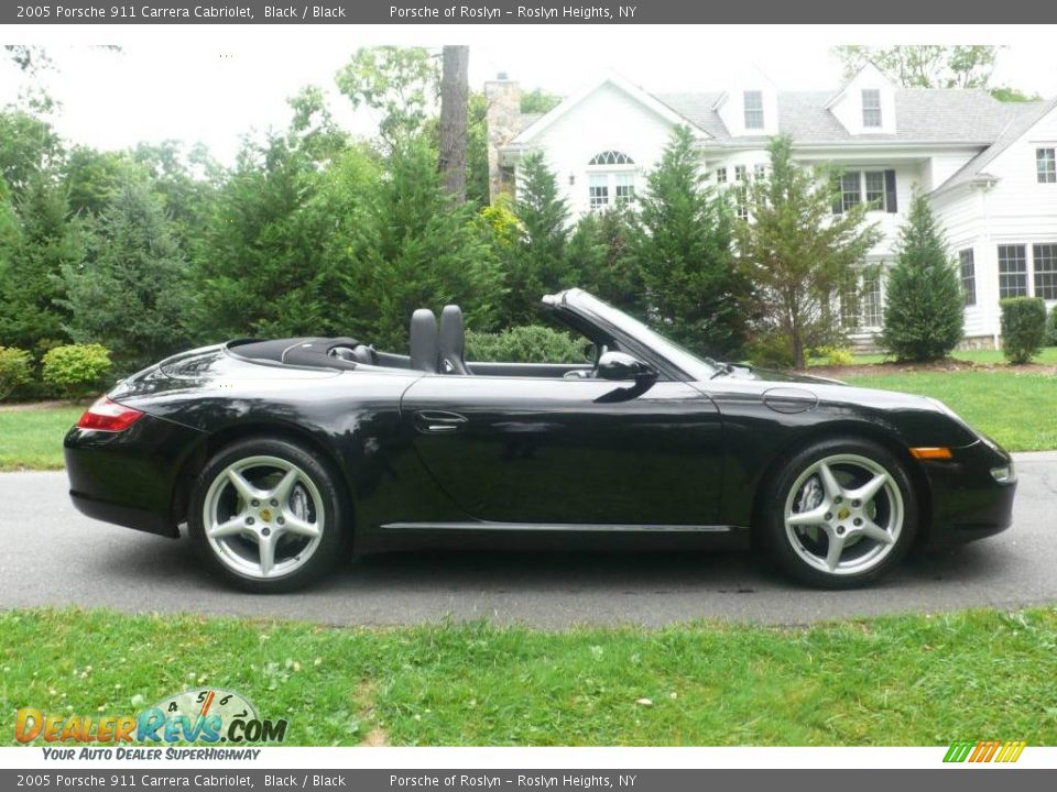 2005 Porsche 911 Carrera Cabriolet Black / Black Photo #7
