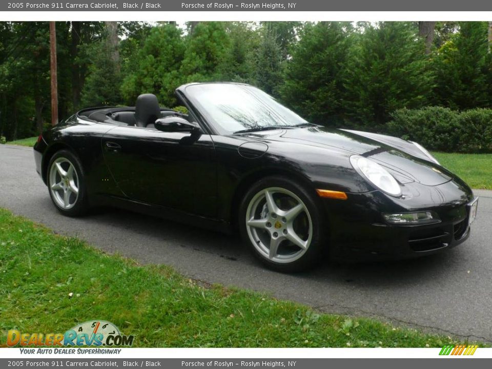 2005 Porsche 911 Carrera Cabriolet Black / Black Photo #8