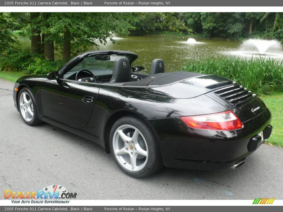 2005 Porsche 911 Carrera Cabriolet Black / Black Photo #9