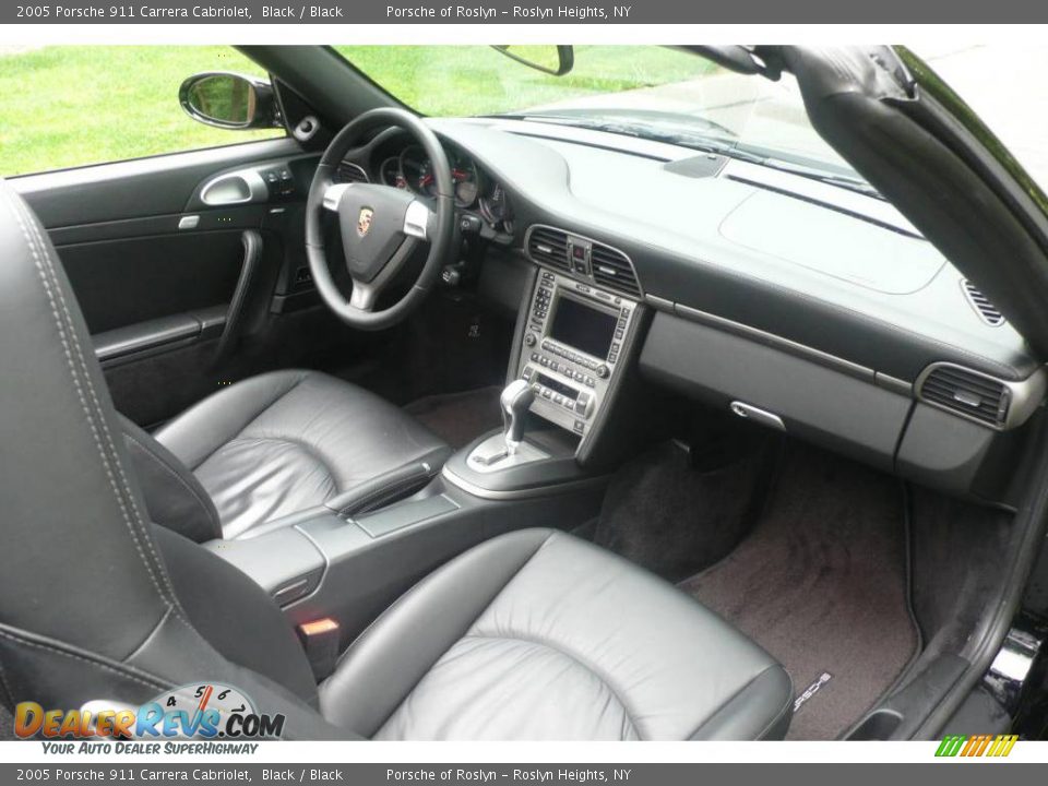 2005 Porsche 911 Carrera Cabriolet Black / Black Photo #12