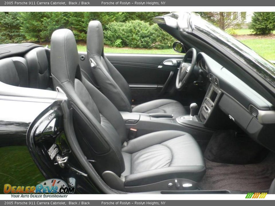 2005 Porsche 911 Carrera Cabriolet Black / Black Photo #13
