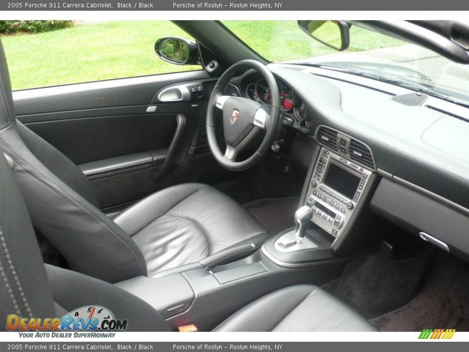 2005 Porsche 911 Carrera Cabriolet Black / Black Photo #14