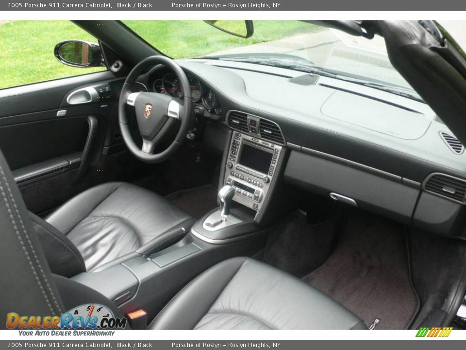 2005 Porsche 911 Carrera Cabriolet Black / Black Photo #15