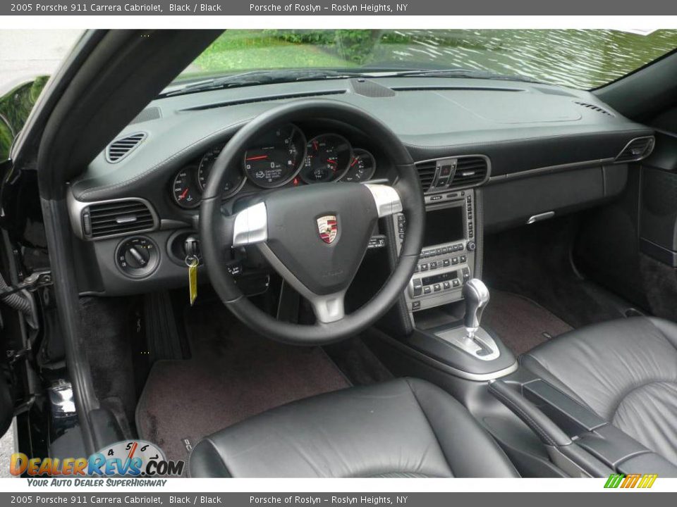 2005 Porsche 911 Carrera Cabriolet Black / Black Photo #16