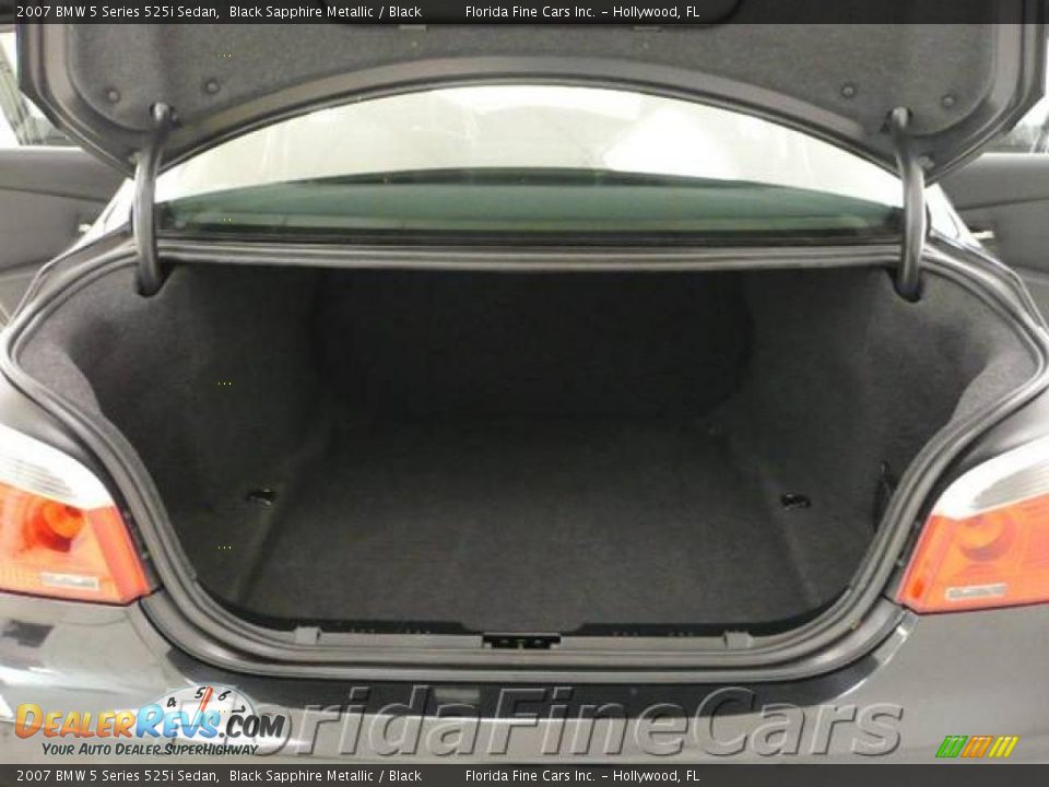 2007 BMW 5 Series 525i Sedan Black Sapphire Metallic / Black Photo #10