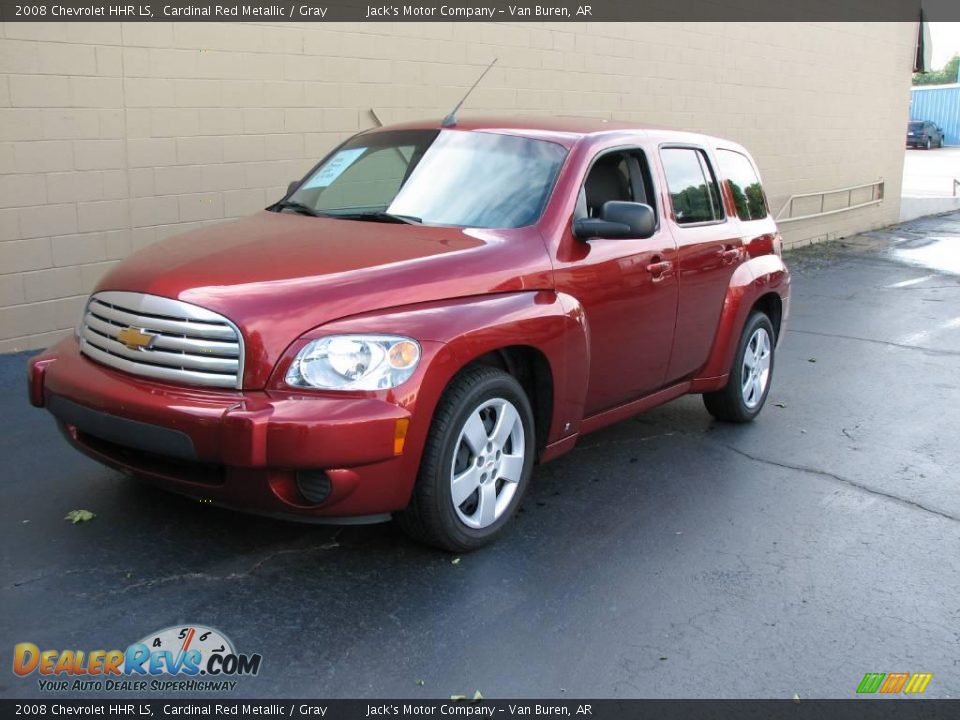 2008 Chevrolet HHR LS Cardinal Red Metallic / Gray Photo #2