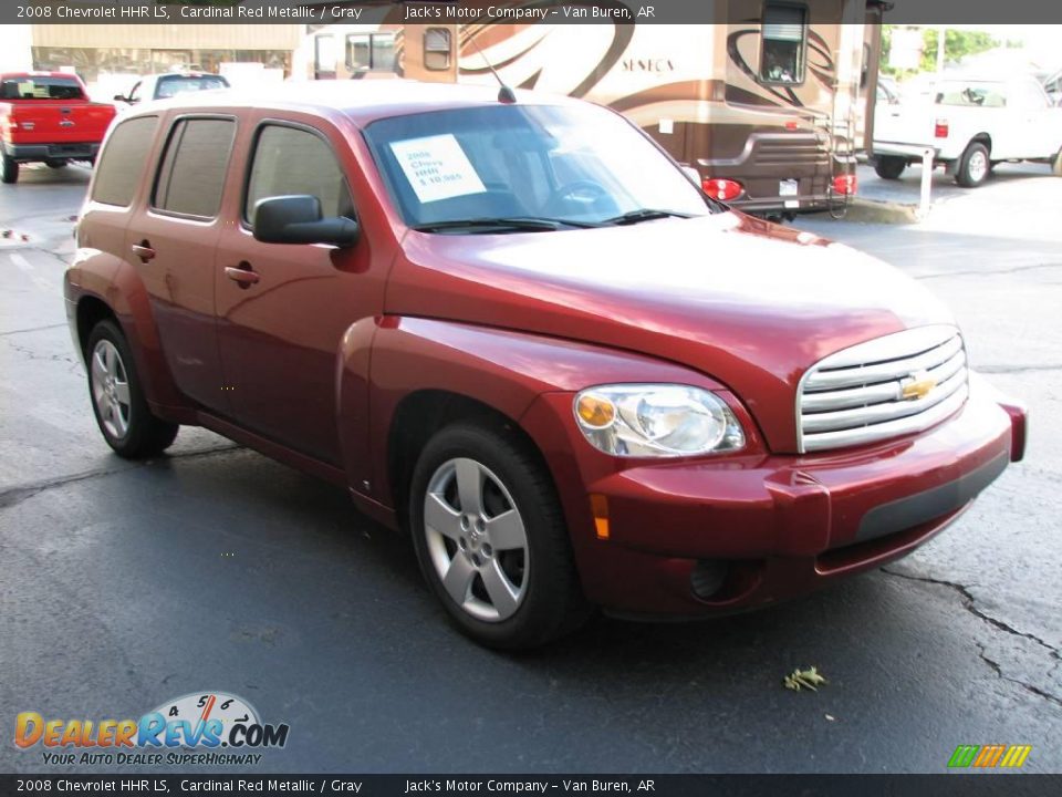 2008 Chevrolet HHR LS Cardinal Red Metallic / Gray Photo #4