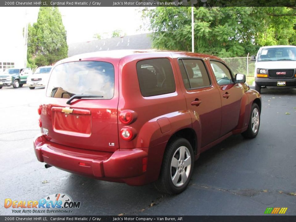2008 Chevrolet HHR LS Cardinal Red Metallic / Gray Photo #5