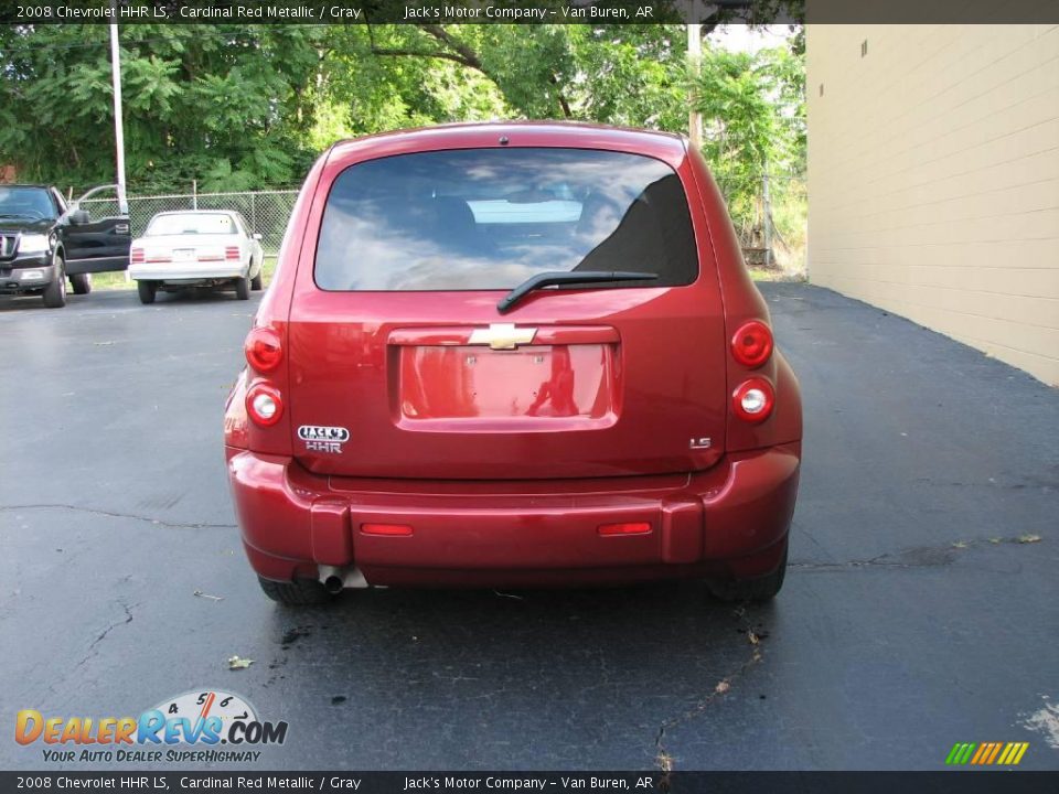 2008 Chevrolet HHR LS Cardinal Red Metallic / Gray Photo #6