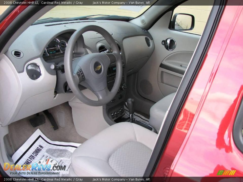 2008 Chevrolet HHR LS Cardinal Red Metallic / Gray Photo #10