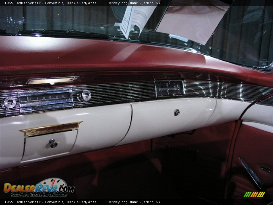 1955 Cadillac Series 62 Convertible Black / Red/White Photo #8