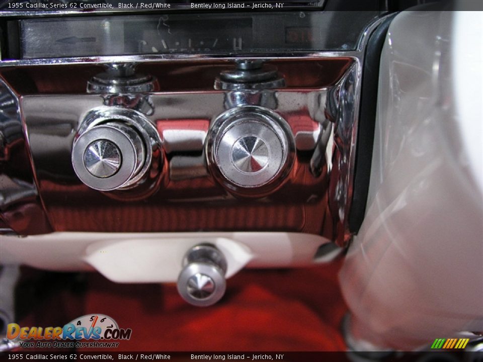 1955 Cadillac Series 62 Convertible Black / Red/White Photo #9
