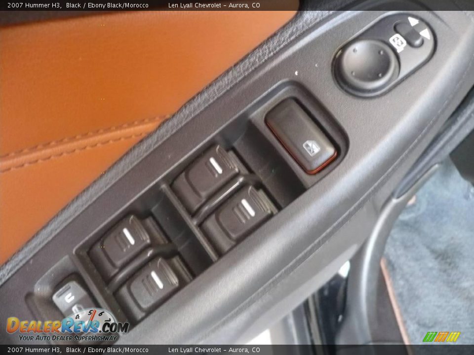 2007 Hummer H3 Black / Ebony Black/Morocco Photo #8