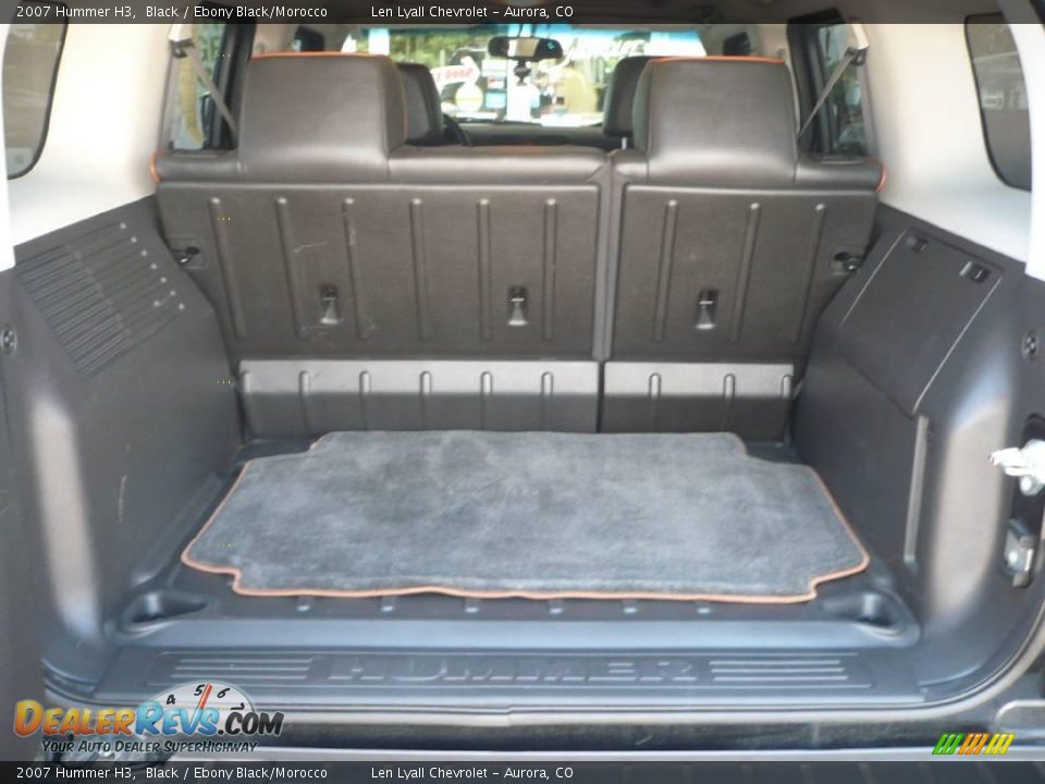 2007 Hummer H3 Black / Ebony Black/Morocco Photo #11