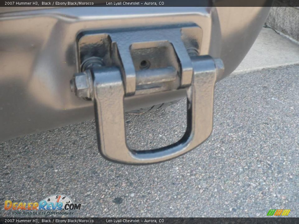 2007 Hummer H3 Black / Ebony Black/Morocco Photo #14