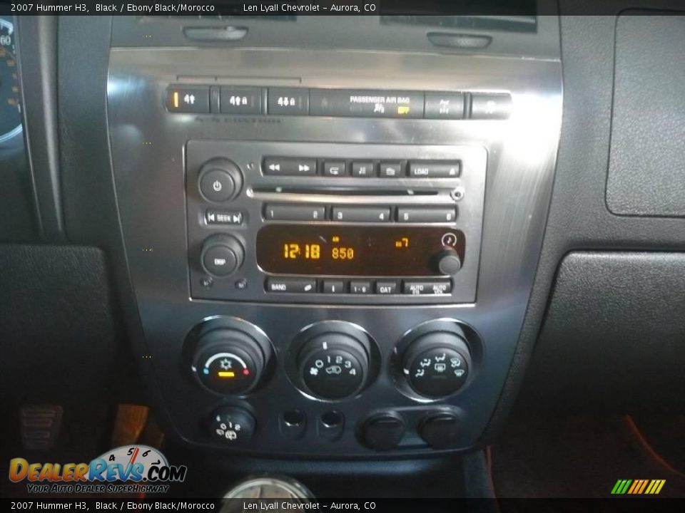 2007 Hummer H3 Black / Ebony Black/Morocco Photo #19